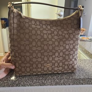Coach Monogrammed Shoulder Bag
